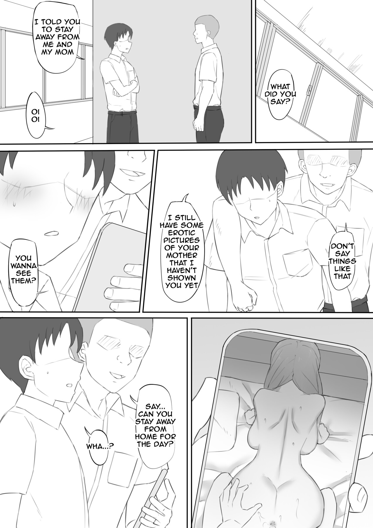 Hentai Manga Comic-Blackmailed Mother-Read-23